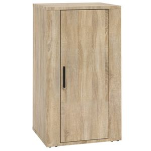 vidaXL Dressoir 40x33x70 cm bewerkt hout sonoma eikenkleurig