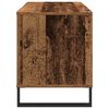vidaXL Platenkast met plank Oud hout 100 x 38 x 48 cm Bewerkt hout