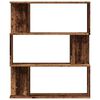vidaXL Boekenkast 80x24x96 cm bewerkt hout oud houtkleurig