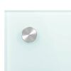 vidaXL Spatscherm keuken 80x60 cm gehard glas melkwit