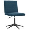 vidaXL Eetkamerstoelen 4 st fluweel blauw