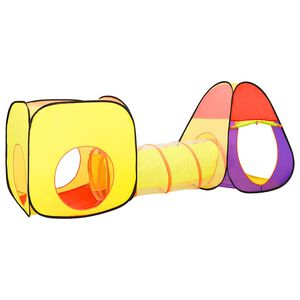 vidaXL Kinderspeeltent 255x80x100 cm meerkleurig