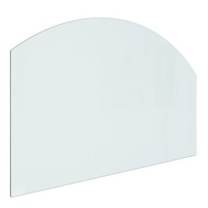 vidaXL Glasplaat openhaard 80x50 cm