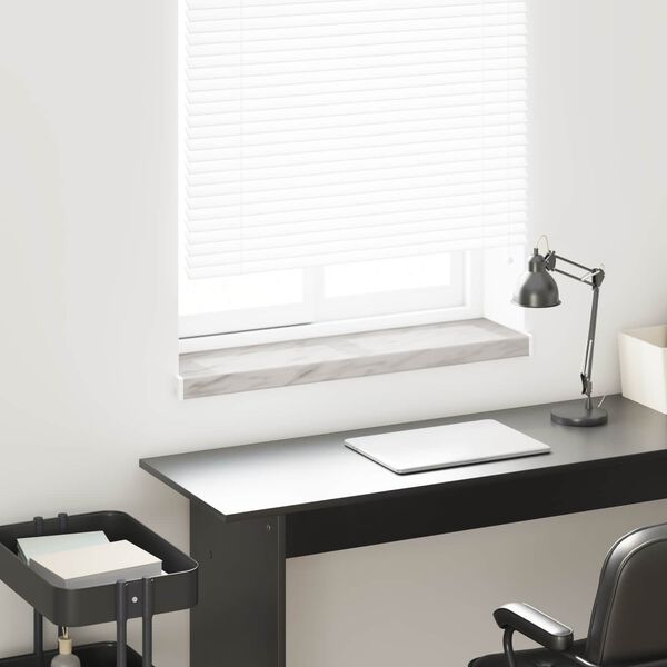 vidaXL Raamsokkel Marmer Tekst -enure 60 x 25 x 4,5 cm PVC