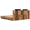 vidaXL Bedframe met Hoofdeinde Oud Hout 180 x 200 cm Bewerkt hout