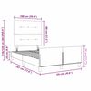 vidaXL Boxspringbed met hoofdeinde Donkergroen 120 x 190 cm Fluweel