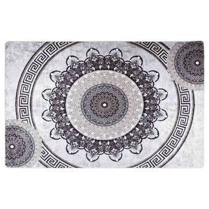 vidaXL Vloerkleed wasbaar anti-slip 160x230 cm meerkleurig