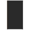 vidaXL Dressoir 100x33x59,5 cm bewerkt hout zwart