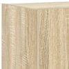 vidaXL Tv-wandmeubel met LED-verlichting 100x35x31 cm sonoma eiken