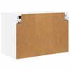 vidaXL Keukenkast 2 pcs Hoogglans wit 60 x 31 x 40 cm Bewerkt hout