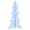 vidaXL Kerstboom met 100 LED Blauw 120 cm Acryl