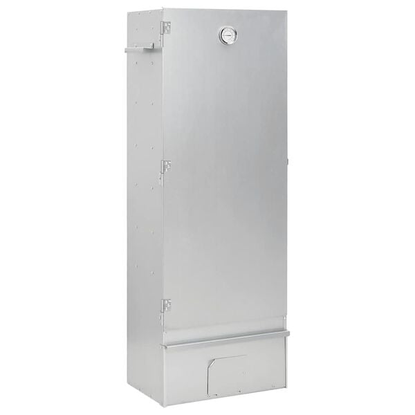 vidaXL BBQ-rookoven met koude rookgenerator gegalvaniseerd staal