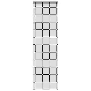 vidaXL Doucherolgordijn met cassette 60x240 cm stofbreedte 56 cm