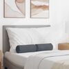 vidaXL Bolster Kussens 2 stuks Donkergrijs Ø 15 x 40 cm Cordstof