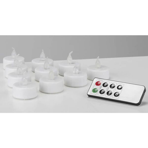 HI Theelichtjes met afstandsbediening 10 st
