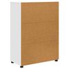 vidaXL Badkamer Kast met lade Wit 72,5 x 36,5 x 100 cm Bewerkt hout