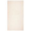 vidaXL Vloerkleed HUARTE laagpolig zacht wasbaar 80x150 cm beige