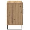 vidaXL Dressoir 100x36x60 cm bewerkt hout artisanaal eikenkleurig