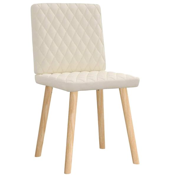 vidaXL Eetkamerstoelen 2 st linnen