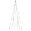 vidaXL LED-kerstboom aan vlaggenmast 200 LED's warm wit 180 cm