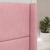 vidaXL Hoofdbord oor Roze 80 x 16 x 4 cm Fluweel