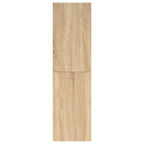 vidaXL Tv-meubel 30,5x30x110 cm bewerkt hout sonoma eikenkleurig