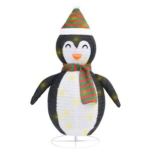 vidaXL Kerstpingu&iuml;n decoratief LED 60 cm luxe stof