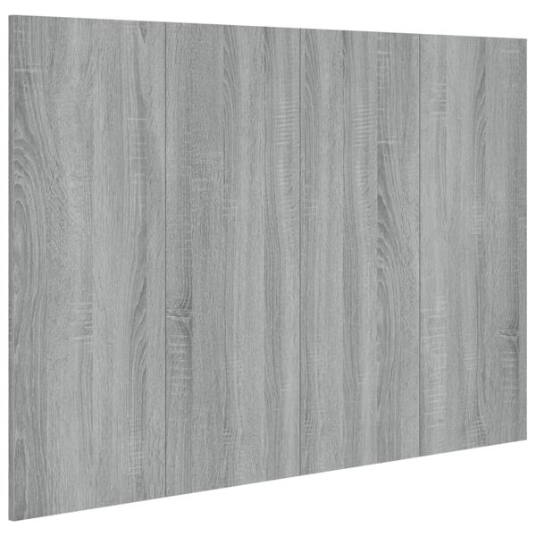 vidaXL Hoofdbord 120x1,5x80 cm bewerkt hout grijs sonoma eikenkleurig