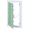 vidaXL Toegangs paneel Groen en Zilver 20 x 35 cm