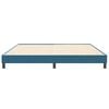vidaXL Boxspring zonder matras fluweel donkerblauw 200x210 cm