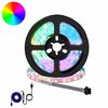 vidaXL LED-strip 2 st Zwart en transparant Koper en kunststof