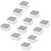 vidaXL Grondspots 12 st LED 100x100x68 mm