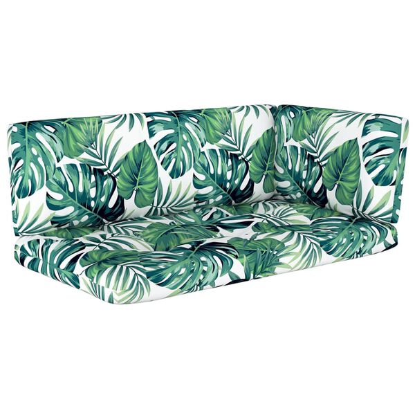 vidaXL 4-delige Loungeset pallet met kussens ge&iuml;mpregneerd grenenhout