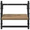 vidaXL Wandplankenset met plank 6 pcs Artisan Eiken 100 x 25 x 30 cm