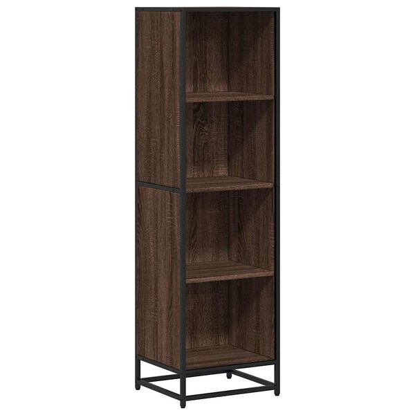 vidaXL Boekenkast 40x35x139 cm bewerkt hout bruin eikenkleur