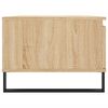 vidaXL Salontafel 90x50x36,5 cm bewerkt hout sonoma eikenkleurig