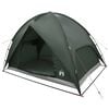 vidaXL Camping Tent met Regenhoes Waterdicht 4-persoons Legergroen