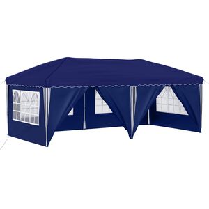vidaXL Pop-up partytent 575 x 288 x 245 cm Blauw