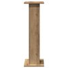 vidaXL Speakerstandaards 2 st 30x30x95 cm hout artisanaal eikenkleurig