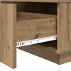 vidaXL Salontafel met lade Artisan Eiken 95 x 55 x 31 cm Bewerkt hout
