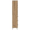 vidaXL Highboard Artisan Eiken 69,5 x 34 x 180 cm Bewerkt hout