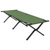 vidaXL Opvouwbaar Camping Bed 2 pcs Groen 193 x 69 x 45 cm Oxford stof