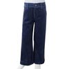 Kinderbroek 128 ribfluweel marineblauw