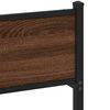 vidaXL Bedframe zonder matras bewerkt hout bruin eikenkleur 100x200 cm
