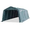 vidaXL Veetent verwijderbaar 550 g/m&sup2; 3,3x8 m PVC donkergroen