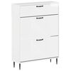 vidaXL Schoenenkast HAARLEM 78 x 24 x 103 cm Bewerkt hout