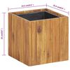 vidaXL Plantenbak verhoogd 24,5x24,5x25 cm massief acaciahout