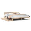 vidaXL Bedframe met lades massief grenenhout 200x200 cm
