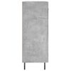 vidaXL Dressoir 69,5x34x90 cm bewerkt hout betongrijs