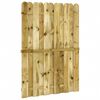 vidaXL Tuinpoort 100 x 150 cm Massief grenenhout Groen